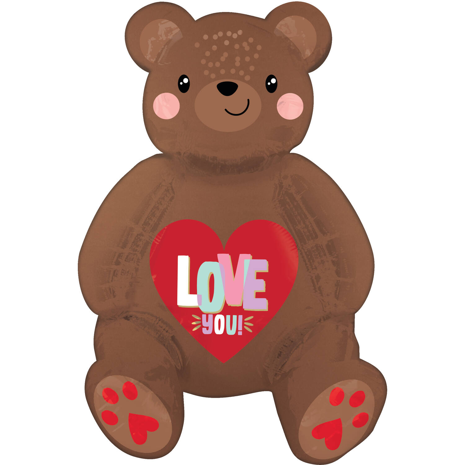 Multiballoon Love Bear Sitter